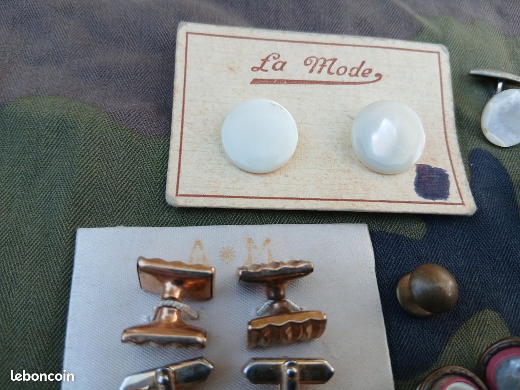Boutons de manchettes et de cols (image 6)