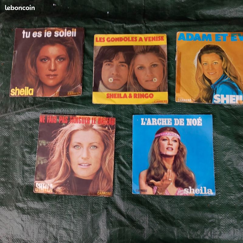 5 45 tours ( sheila ) (image 1)