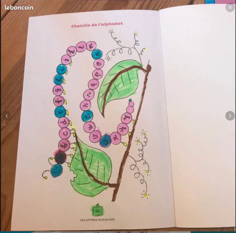 Les lettres rugueuses Montessori (image 4)