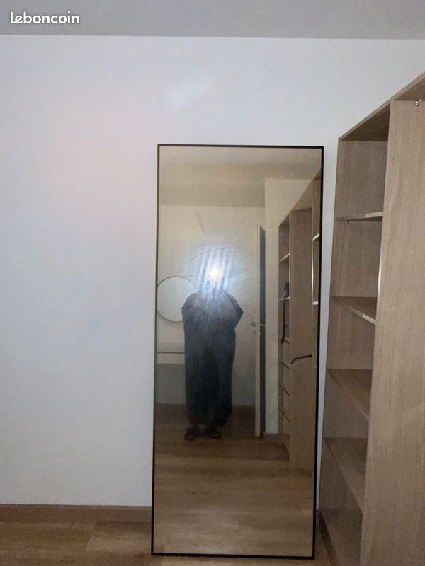 Miroir IKEA sur pied noir (image 5)