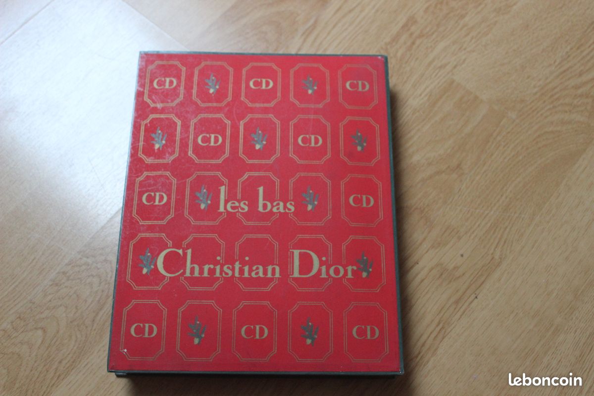 Coffret DIOR Bas nylon sans couture stockings vintage chair T3 (image 1)
