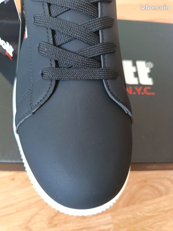 Basket Schott de couleur noir (image 9)
