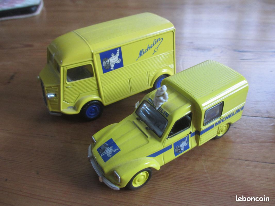 Tomica Dandy 1/43 F14B – Citroën HY 1600 Fourgon Michelin – Jaune – Miniature Métal
