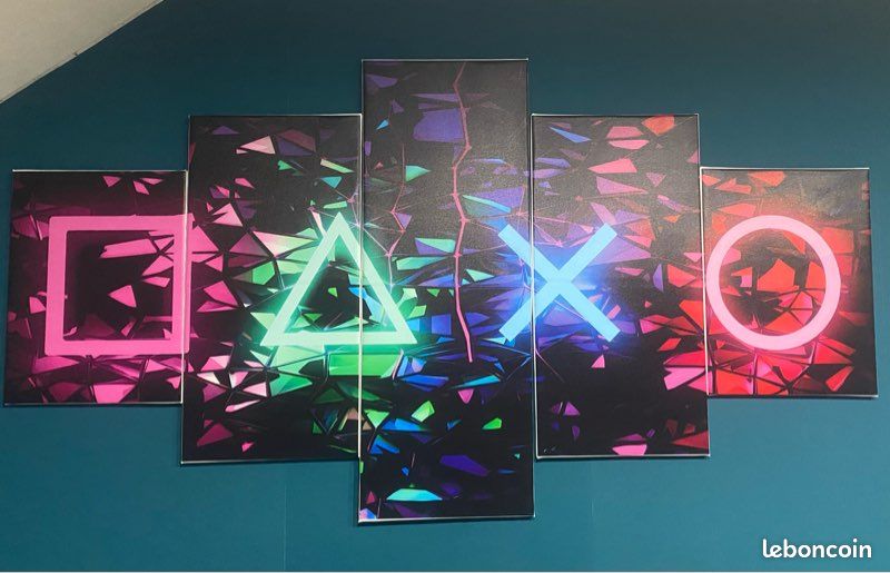 Tableau en 5 parties PlayStation (image 1)