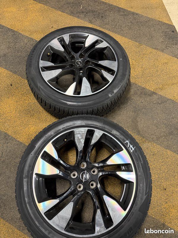 Jante DOTZ Spa Black 8x19 5x108 Déport 45mm Pour Opel Grandland X - Noir Mat - Neuf En Boîte