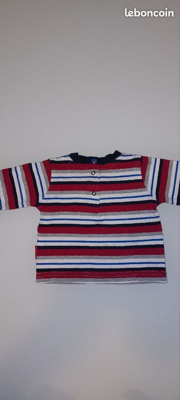 T-shirt gris bébé (image 2)