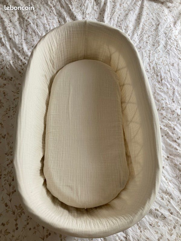 Couffin osier + matelas (image 5)