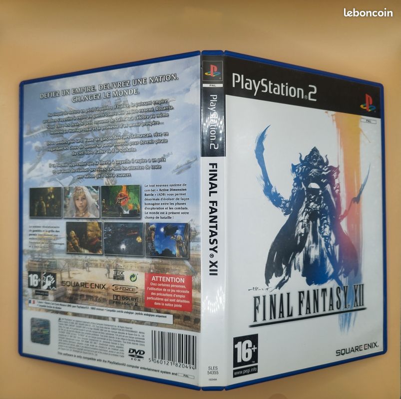 FINAL FANTASY XII 12 - SONY PLAYSTATION 2 - Jeu PS2 Complet PAL Fr FINAL FANTASY XII 12 - SONY PLAYSTATION 2 - Jeu PS2 Complet PAL Fr