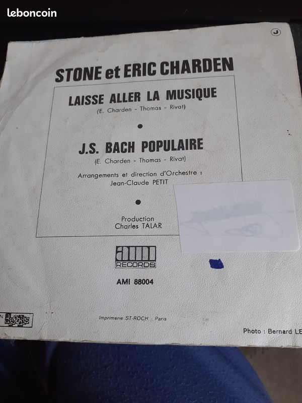 45 tours stone et charden (image 2)