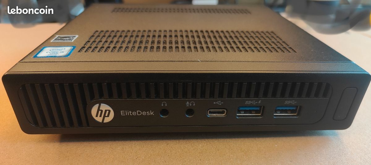 HP Pro PC Mini Elite Desk 800 G2 Intel Core i5 - 3.20Ghz Ram 8Go - SSD 256Go Ordinateur de Bureau (image 1)