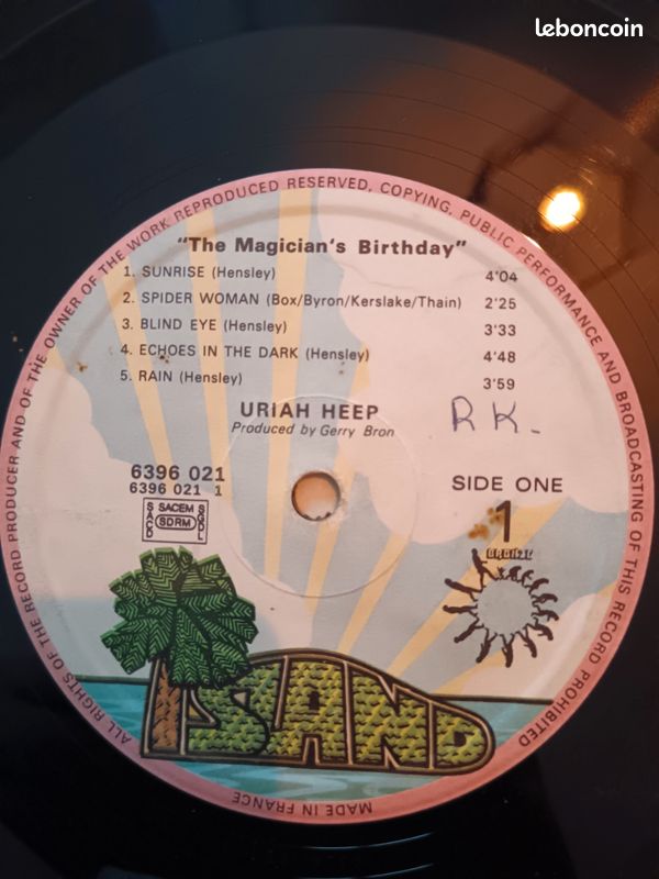 Uriah heep the magician's vinyl 33t (image 1)