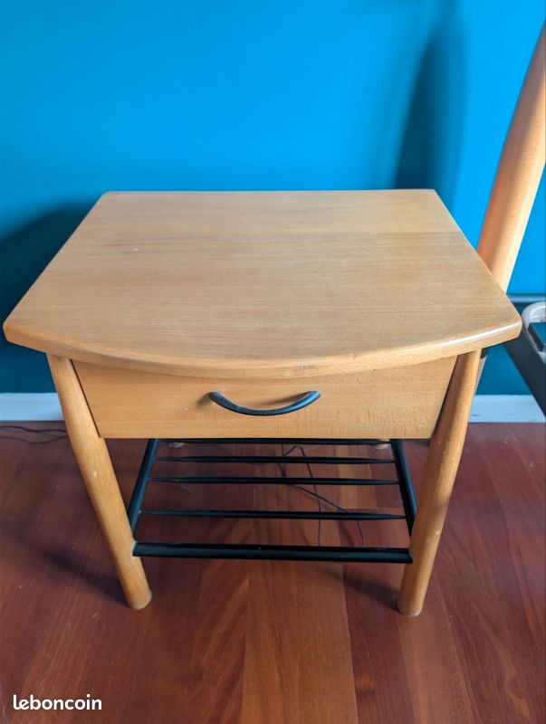Lit 140x190 + tables de chevet (image 3)