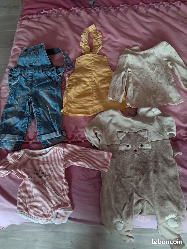 Vêtements bébé fille 6 - 9 mois et plus équipements (image 2)