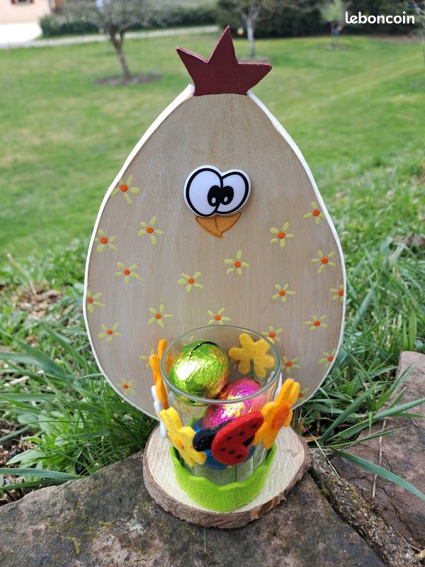 Poule đ bois pĂąques (image 2)