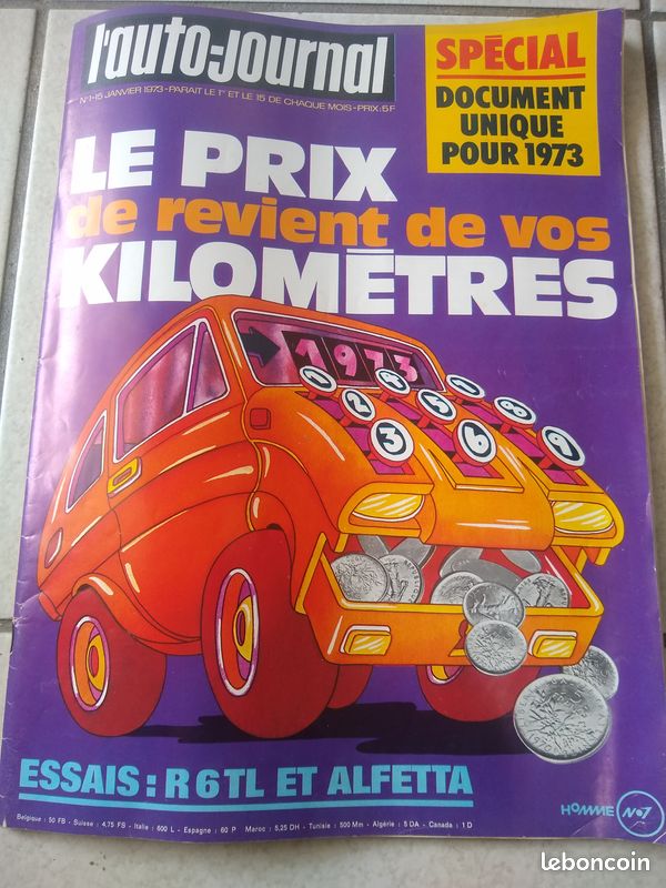 L'auto-journal 15 janvier 1973 (image 1)