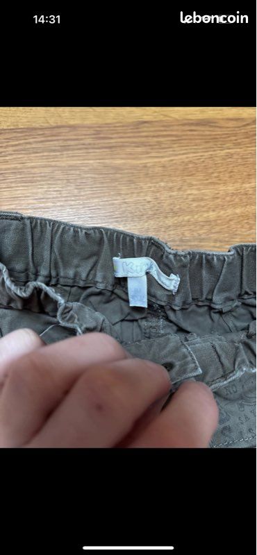 Ensemble veste à capuche/ chemise manche longue/ pantalon kitchoun bébé garçon 6 mois (image 9)