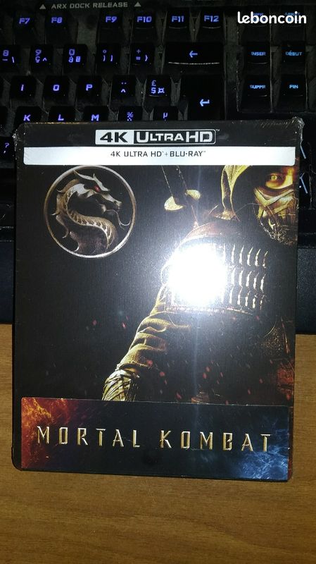 Mortal Kombat Steelbook 4k + blu-ray NEUF (image 1)