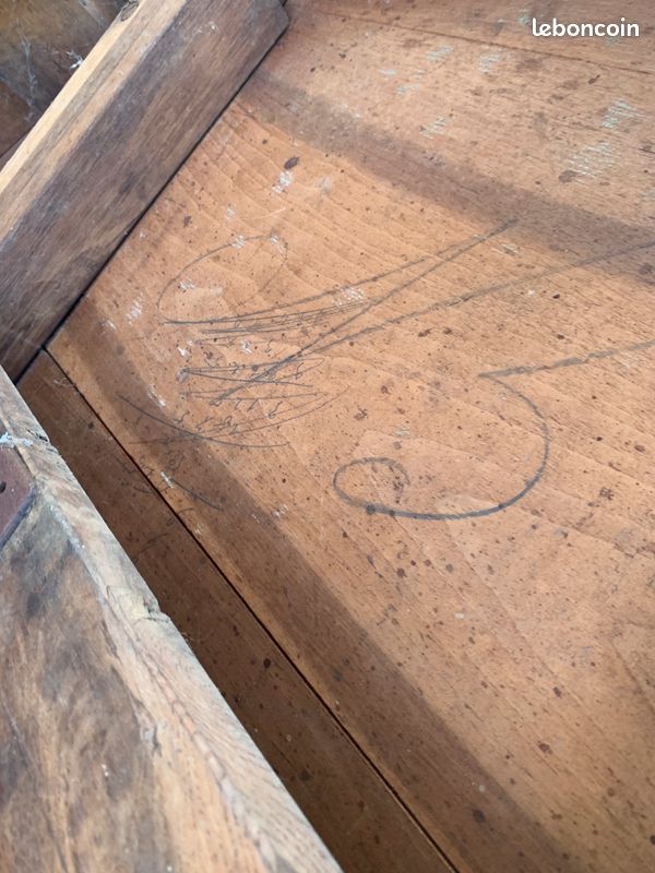 Table merisier ovale (image 5)
