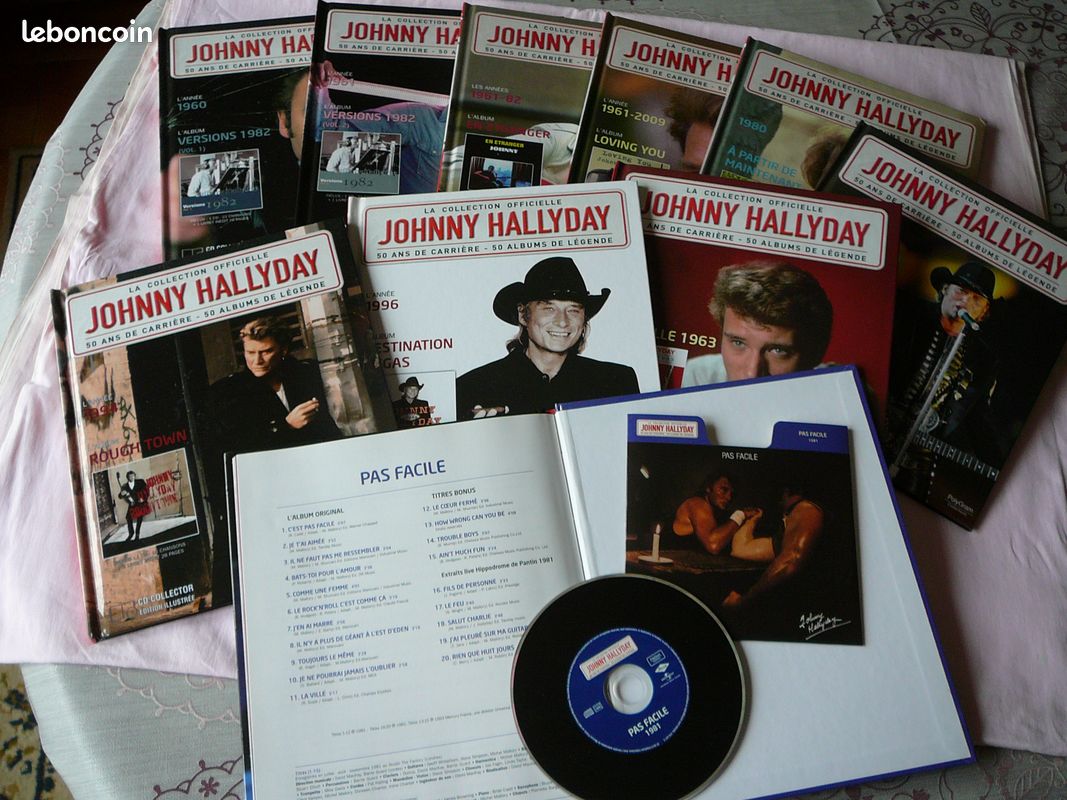 JOHNNY HALLYDAY 50 ans de carrière et de légende en 50 CD (image 3)