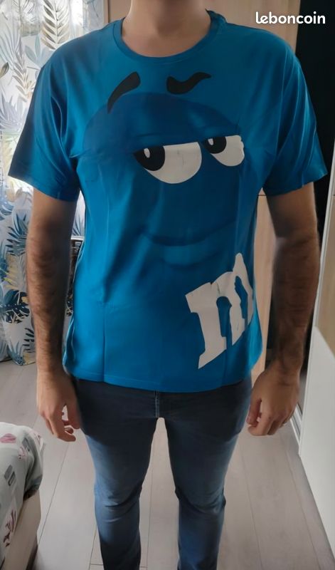 Tee-shirt Coline Femme Bleu Taille M En Viscose, Neuf Avec étiquettes