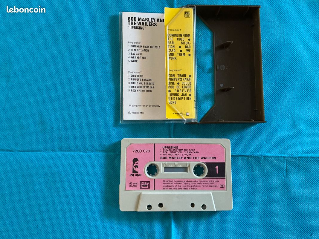 Bob Marley & The Wailers – Uprising – Cassette Audio 🎧 (image 4)