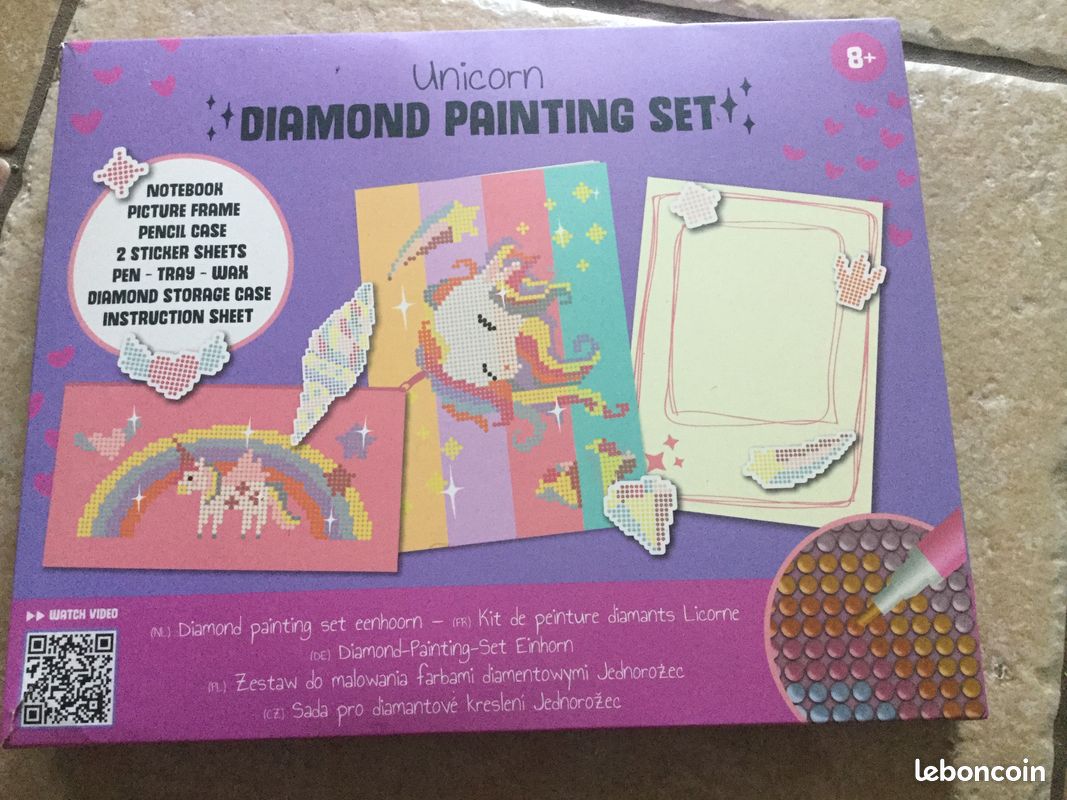 Kit de peinture diamants licorne (image 1)