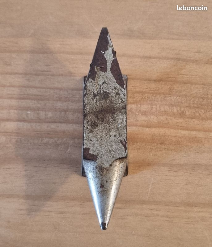 Ancienne Enclume De Bijoutier-horloger - Outil Vintage, Occasion, Pour Atelier De Précision