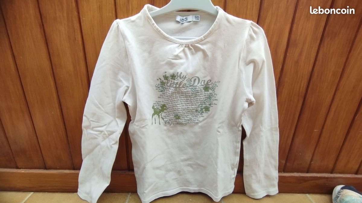 Tee-shirt manche longue enfant fille (image 1)
