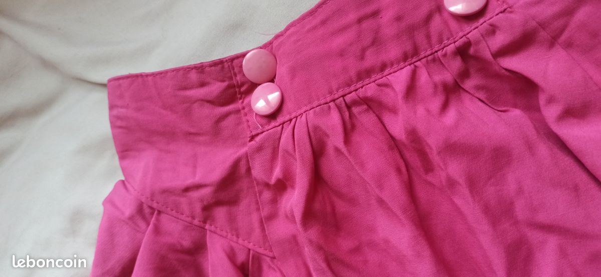 Jupe Longue Maxi Volants Rose Doux - Femme Taille M - NEUVE Sans étiquette