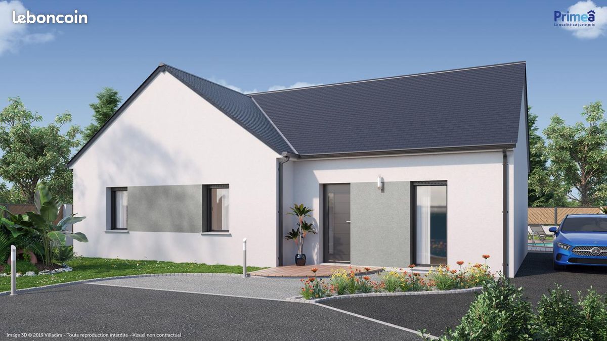 Maison 4 pièces 93 m² · à Beaumont-Louestault · 93 m² · 165 789 €