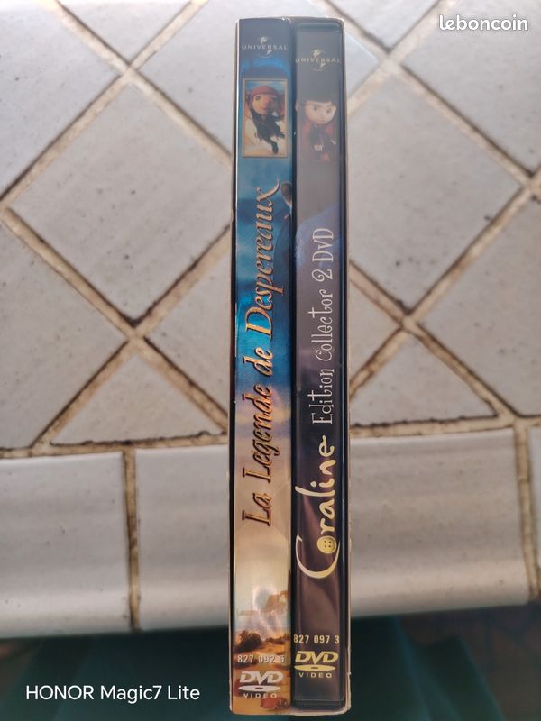 Coffret DVD Coraline et La legende de Despereaux (image 5)