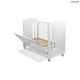Lit co-dodo bébé enfant en bois blanc avec matelas encore emballé jamais servi (image 2)
