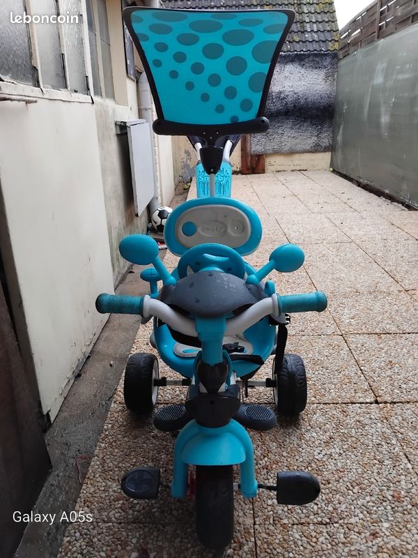 Driver Confort Velo Evolutif Smoby Bleu Tricycle Baby Driver