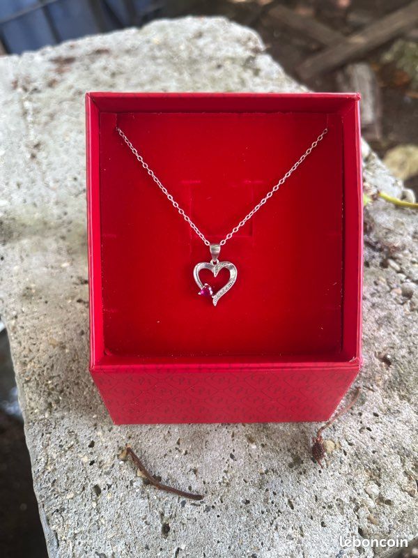 Pendentif Victorien En Argent Sterling Et Or 18k Avec Diamant Taille Rose - Collier Mi-long, Occasion (vers 1850)