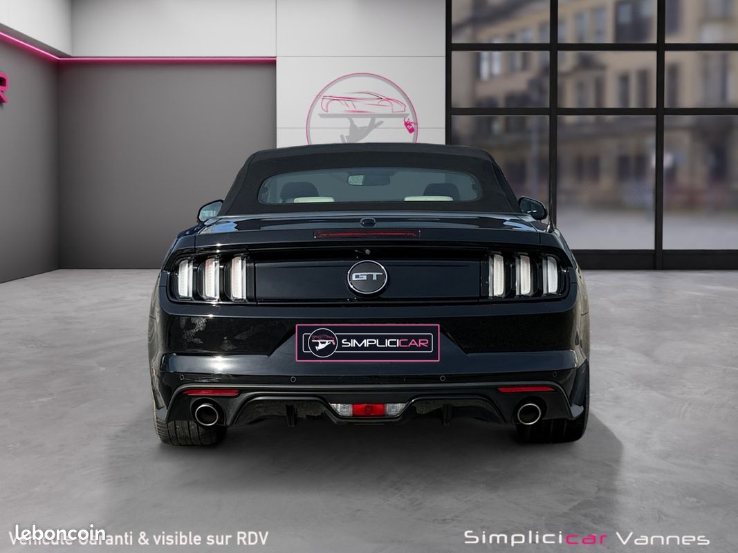 FORD MUSTANG CONVERTIBLE V8 5.0 421 GT BVA Garantie 12 Mois (image 7)