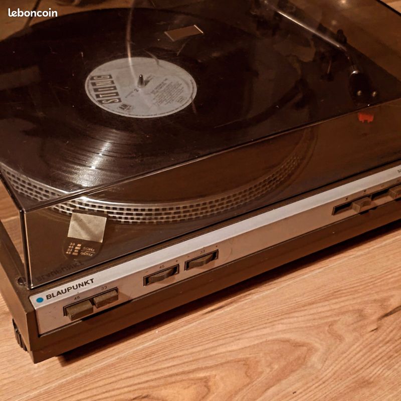 Platine Vinyle Vintage TAPPO KONTACT - Modèle Babybel Rouge - Fonctionnelle