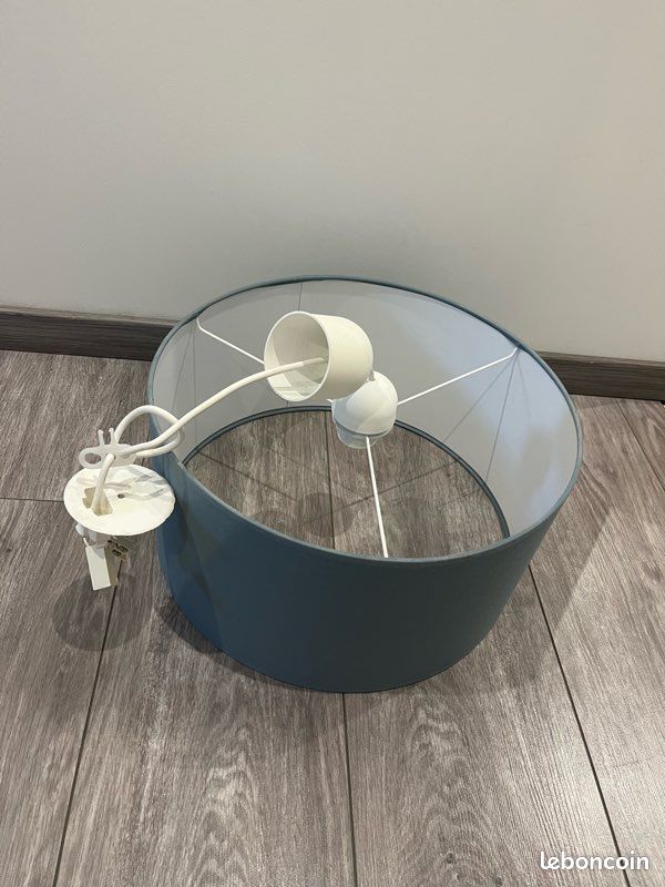 Suspension lampe bleu (image 2)