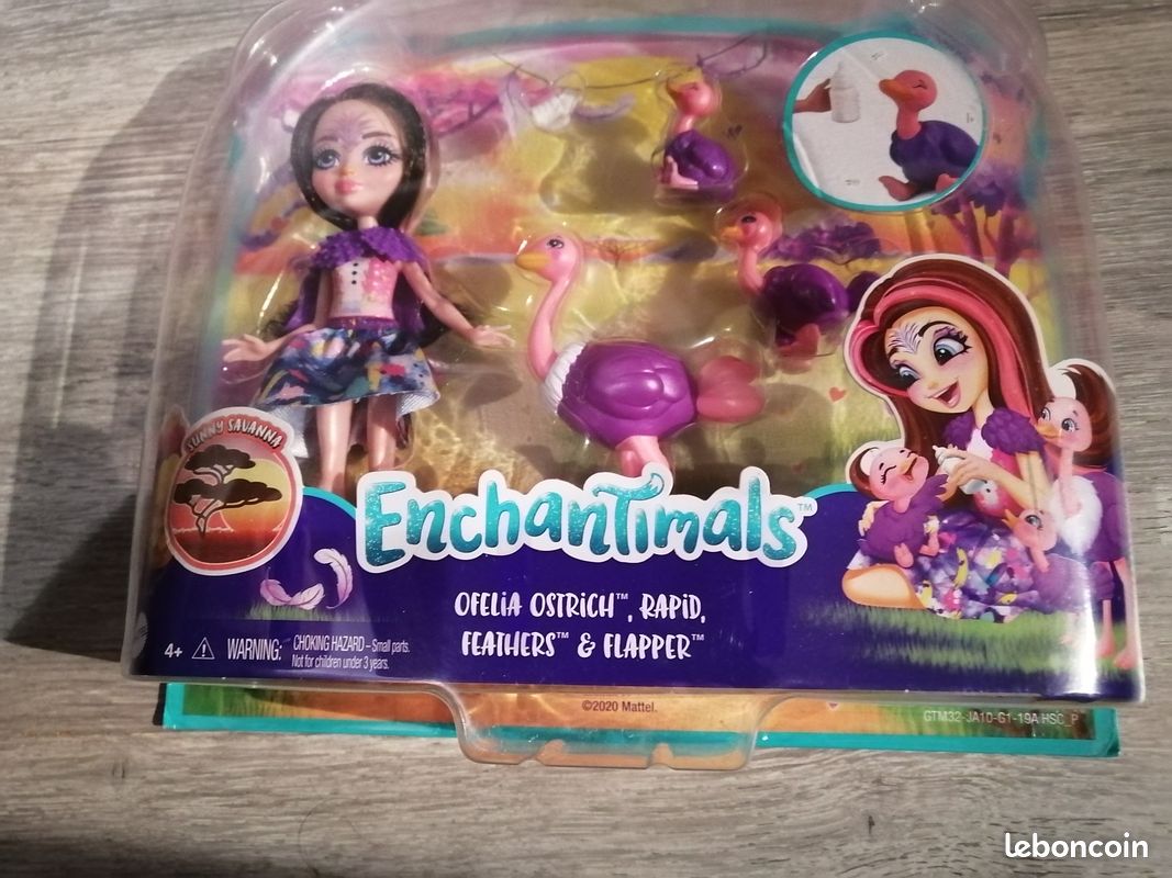 Enchantimals ofelia ostrich rapid Mattel neuf Jeux Jouets