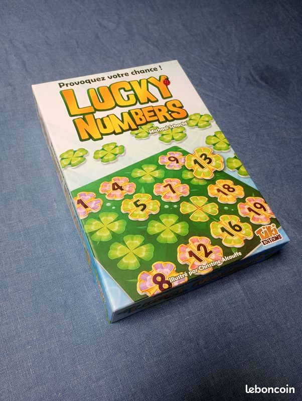 Game Factory Lucky Numbers - Jeu De Cartes Familial Dès 8 Ans, 1 à 4 Joueurs