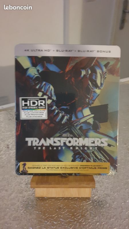 Transformers the last knight steelbook 4k Ultra Hd + Blu-Ray + Blu-Ray bonus (image 1)
