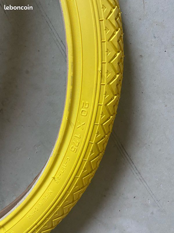 Pneu BMX PRO+ X-Performer – 20 X 1.95 – Bande De Roulement Jaune – Neuf