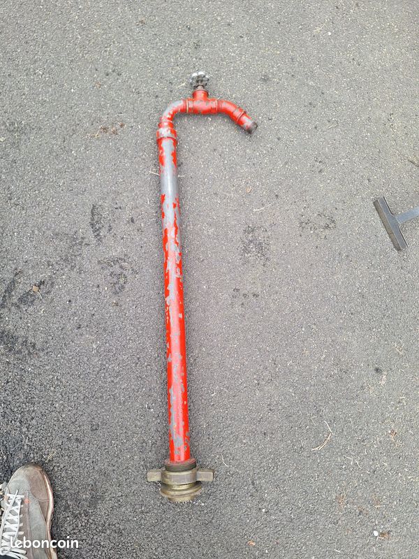 Robinet raccord pompier sur tube (image 1)