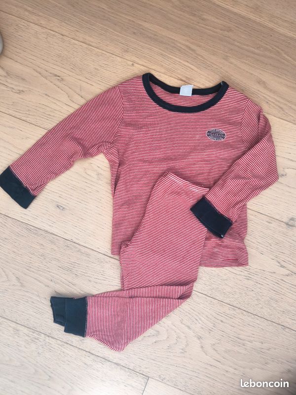 Lot 2 pijamas petit Bateau coton 3ans (image 1)