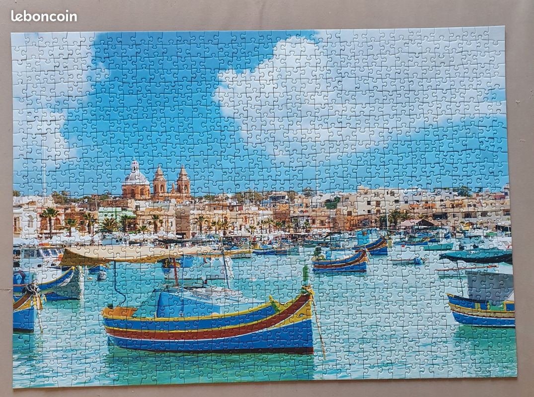 Puzzle 1000 pièces Places méditerranéennes 🩵 (image 2)
