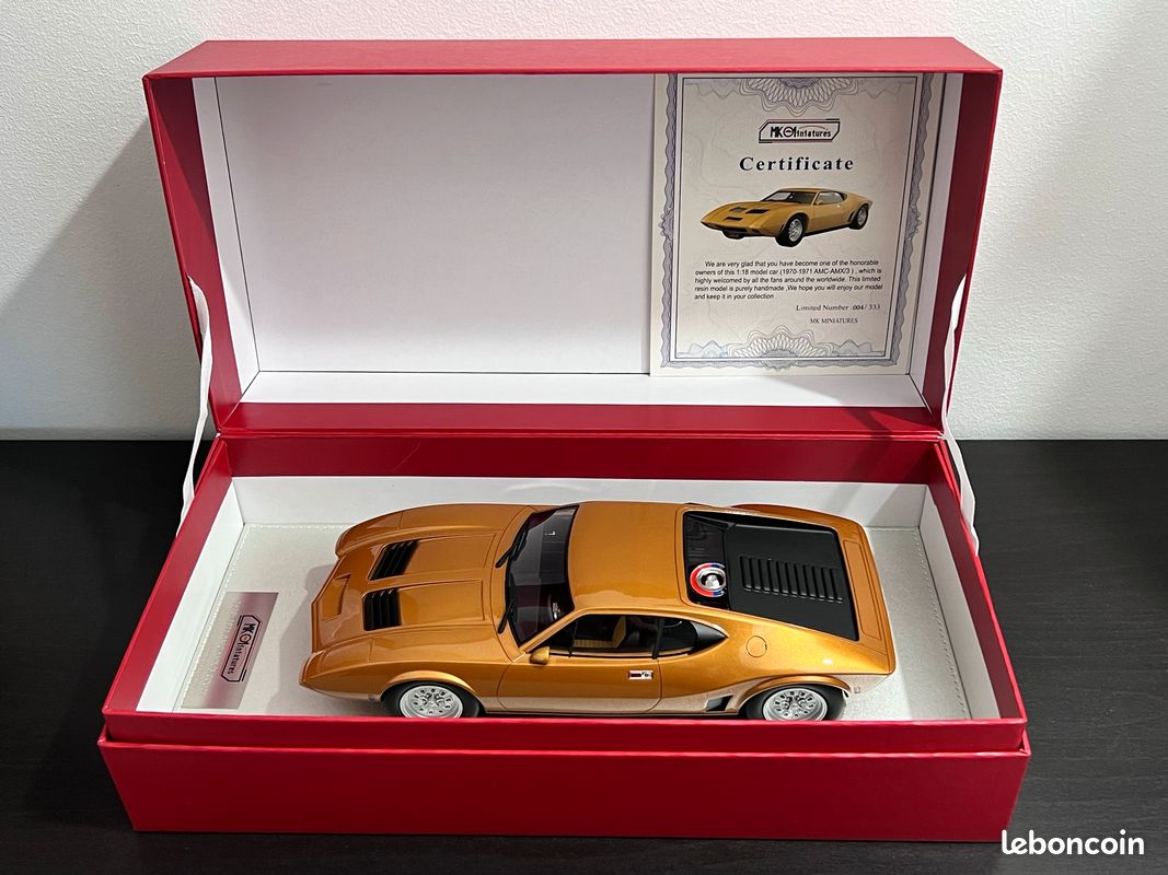 MK Miniatures 1/18 AMC AMX3 Giotto Bizzarrini 1970-1971 Prototype (image 1)