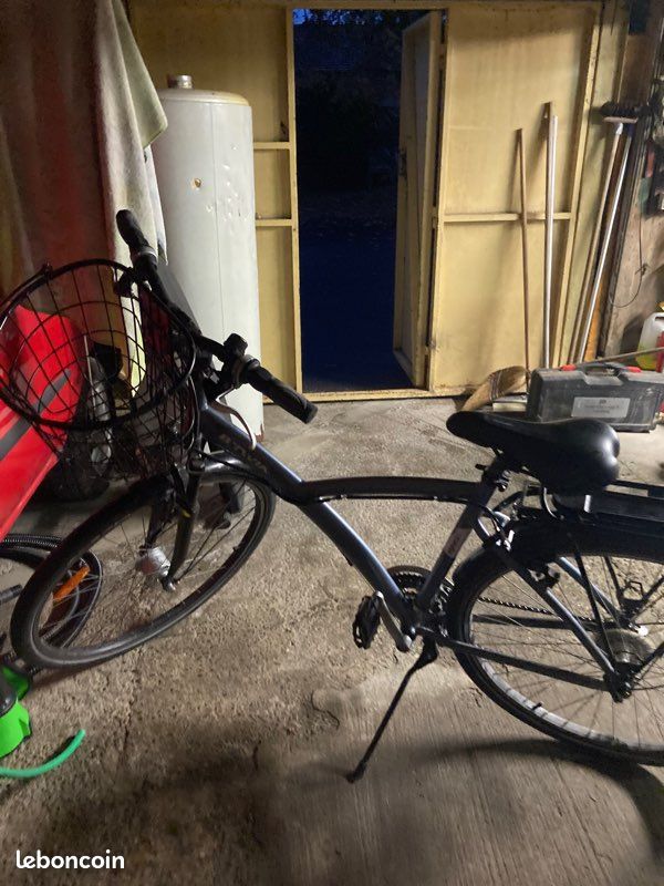 Vélo btwin original520 avec panier et porte courses (image 2)