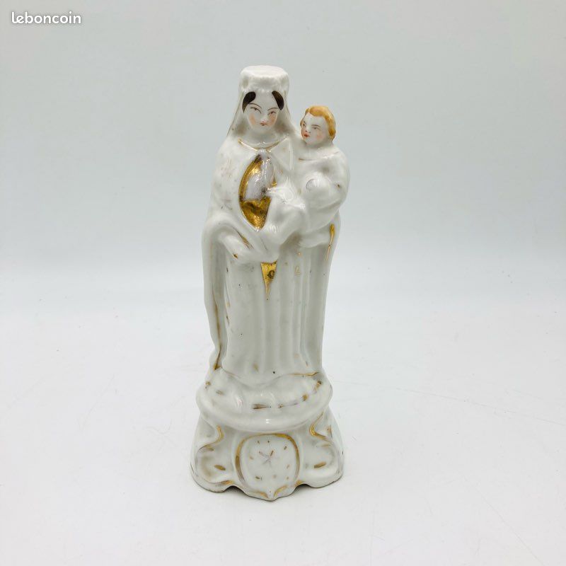 Grande vierge à l’enfant porcelaine (image 1)