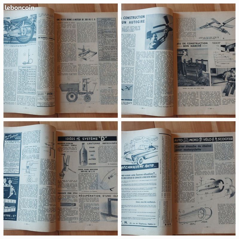 Revue bricoleur : Système D n°143 - Novembre 1957 - magazine vintage de bricolage (image 15)