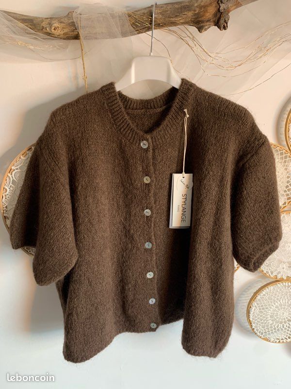 Cardigan Court Windsmoor Marron Foncé - Taille S, Neuf Avec étiquettes, Parfait Pour L'automne