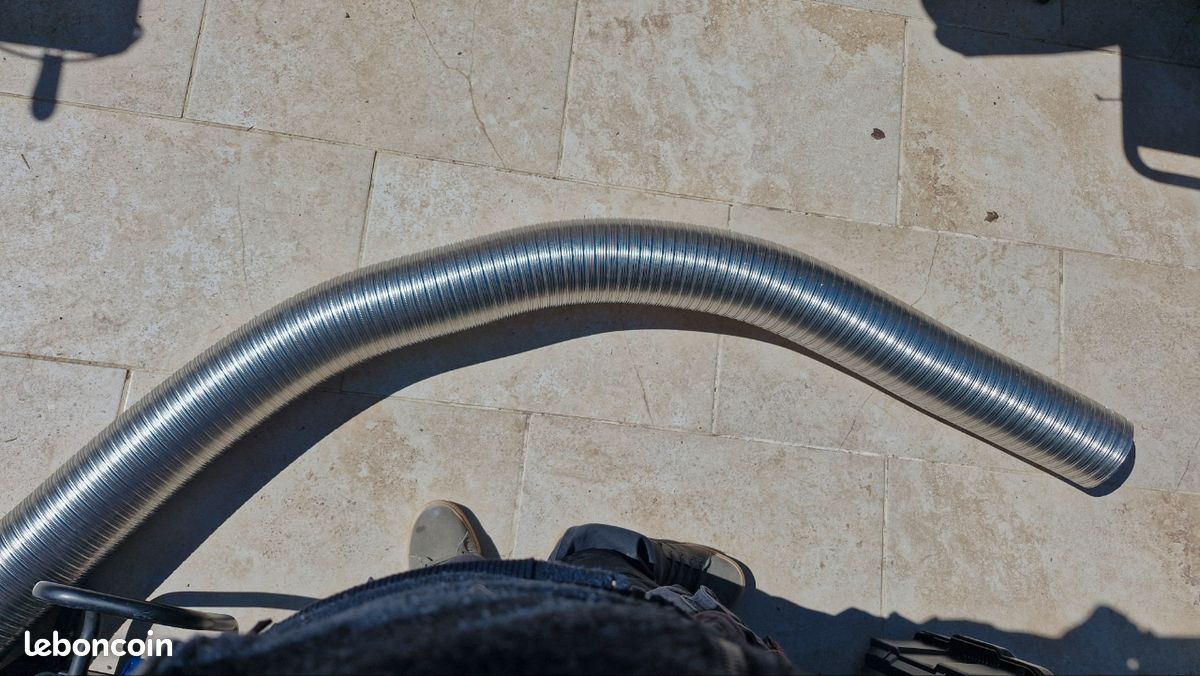 Tube flexible inox cheminée 130mm (image 1)